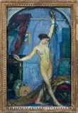 Danseuse, vers 1911-1912 by George Desvallières, Gouache sur plusieurs feuilles contrecollées sur panneau, sold Feb 2014
