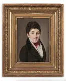 Portrait de jeune homme by Louis-Léopold Boilly, Toile d'origine, sold Jun 2020