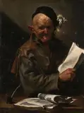 Un philosophe : l'heureux géomètre by Jusepe de Ribera, Toile, sold Jun 2020