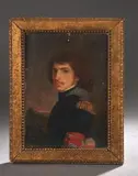 Portrait du général Junot by Andrea Appiani, 1771, Panneau de noyer, une planche, non parqueté, sold Jun 2020