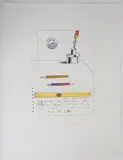 Sans titre by Saul Steinberg, 1973, Lithographie sur papier, sold Oct 2023