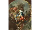 Aufnahme Mariens in den Himmel by Paul Troger, oil on canvas, sold Jun 2024