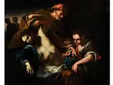 Der Barmherzige Samariter by Filippo Abbiati, oil on canvas, offered Sep 2018