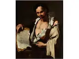 Thales von Milet by Luca Giordano, oil on canvas, sold Sep 2017