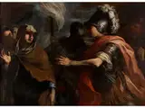 Die Gnade des Scipio by Antonio Molinari, oil on canvas, sold Dec 2018