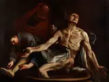 Der tod des Seneca by Antonio Molinari, oil on canvas, sold Dec 2018