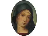 Madonnenbildnis by Francesco Raibolini, oil on panel, offered Sep 2024