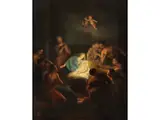 Anbetung der Hirten by Henri de Favanne, oil on canvas, sold Mar 2024