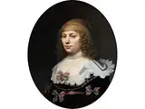 Portrait Einer Dame in Dunklem Kleid by Jan Anthonisz. van Ravesteyn, oil on panel, sold Mar 2024