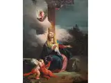 Maria Unter dem Kreuz mit Putti by Giovanni Domenico Tiepolo, oil on canvas, offered Mar 2026