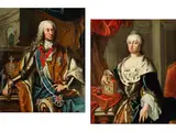 Maria Amalie Josefa Anna von Österreich (1701-1756) by Hofportraitist des 18. Jahrhunderts, oil on canvas, sold Jun 2024
