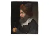 Bärtiger Mann mit by Jacob van Toorenvliet, oil on copper, offered Sep 2020