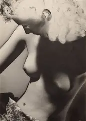 Ohne Titel (Akt) by Josef Ehm, 1946, Späterer Silbergelatineabzug, Solarisation, sold May 2014
