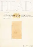 Werkzeichnung (Head) by Franz Erhard Walther, 1966, Beidseitige Zeichnung: jeweils Aquarell, Bleistift und Collage (einseitig) auf Papier, sold May 2014