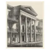 Old Salem - Belo House, Winston-Salem, North Carolina by Louis Orr, Etching, sold Oct 2023