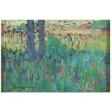 Landscape with Trees by Hugh Henry Breckenridge, Oil on canvas laid down on board, sold Oct 2023