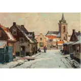 (Dutch by Gerardus Johannes Delfgaauw, oil on canvas, sold Jun 2024