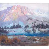 Untitled by William Doss, oil on canvas, sold Jun 2024