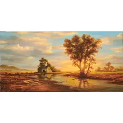 Sunrise by Frank Kecskes, 1980, oil on canvas, sold Jun 2024