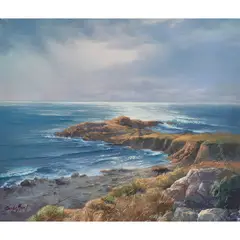 Untitled by Stephen Mirich, oil on canvas, sold Jun 2024