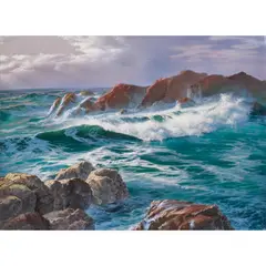 Untitled by Stephen Mirich, oil on canvas, sold Jun 2024