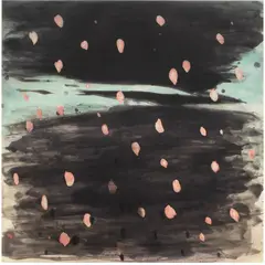 Rain by Christopher Brown, 1995, etching with aquatint in colors, sold Jun 2024