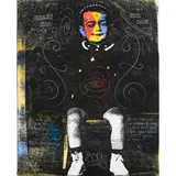 Charmin Billy by William T. Wiley, 2006, etching, sold Jun 2024