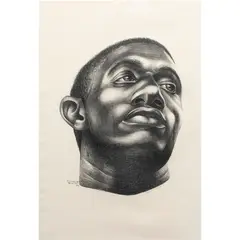 Gideon by Charles White, 1951, lithograph, sold Jun 2024