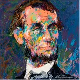 Abraham Lincoln by LeRoy Neiman, 1968, serigraph, sold Jun 2024
