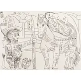 Couple by Pablo Picasso, etching, sold Jun 2024