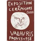 Exposition Ceramiques by Pablo Picasso, 1958, lithograph in colors, sold Jun 2024