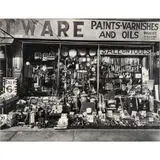 Hardware Store 1938," printed by Berenice Abbott, gelatin silver print, sold Jun 2024