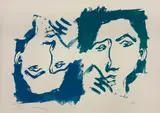 Untitled by E.J. Gold, Serigraph 22"x30" Sheet. Loose, sold Jan 2026