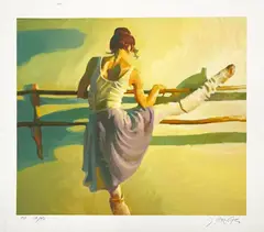 Untitled by John Asaro, Serigraph 26.5"x30" Sheet. Loose, sold Jan 2026
