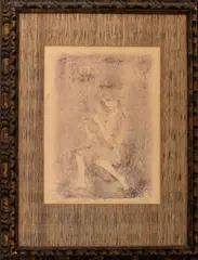 Flute Player by Edna Hibel Plotkin, Lithograph in Colors on Paper, sold Sep 2025