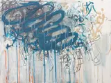Abstract Composition by Elfi Schuselka, Mixed Media on Paper, sold Sep 2025