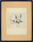 Louie by Selina Trieff, Engraving on Paper, sold Sep 2025