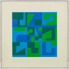 Y-I3 by Norman Ives, 1970, Serigraph in Colors on Paper, sold Sep 2025