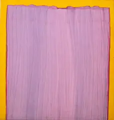 Color Field in Lilac and Yellow Tones by Domenick Capobianco, Oil on Canvas, sold Sep 2025