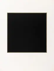Abstract Print" (New York International Portfolio) by Ad Reinhardt, 1966, Serigraph on Plexiglas, sold Sep 2025