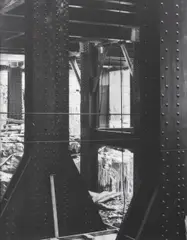 Rockefeller Center Foundation by Berenice Abbott, 1932, Gelatin Silver Print, sold Sep 2025