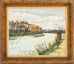 Carriere by Jacques Bouyssou, 1966, Oil on Canvas, sold Sep 2025
