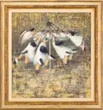 On the Chains by Leonard E. Creo, Oil on Canvas, sold Sep 2025