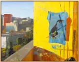 Inside and Outside by Silvi Nasufi, Oil on Canvas, sold Sep 2025