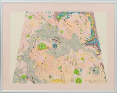 VIII by Nancy Graves, 1972, Screenprint in Colors, sold Sep 2025