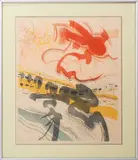 Kadmus by Gabor Peterdi, 1971, Etching in Colors on Paper, sold Sep 2025