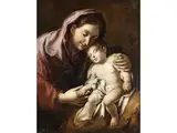 Die Madonna mit Kind by Paolo de Matteis, oil on canvas, offered Sep 2025