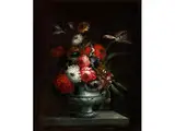Stillleben mit Blumenbouquet by Antoine Monnoyer, oil on canvas, offered Apr 2016
