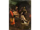 Die Kreuzabnahme Jesu by Lazzaro Tavarone, tempera, sold Mar 2024