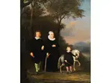 Portrait Einer Familie by Herman Mijnerts Doncker, oil on panel, offered Dec 2024